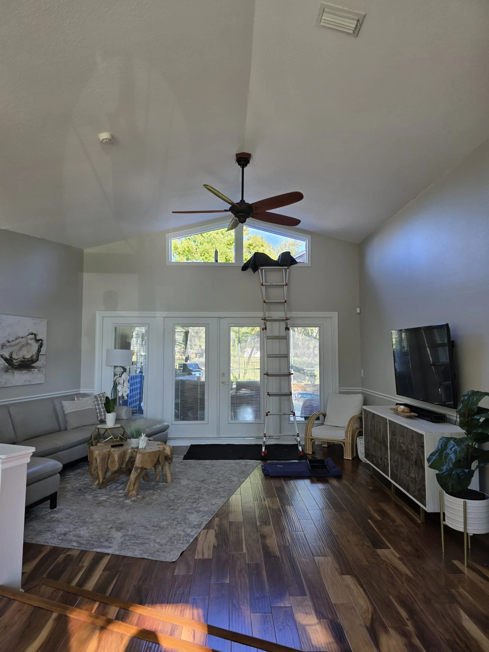 Ceiling Fan Repair Living Room Pinellas County Florida