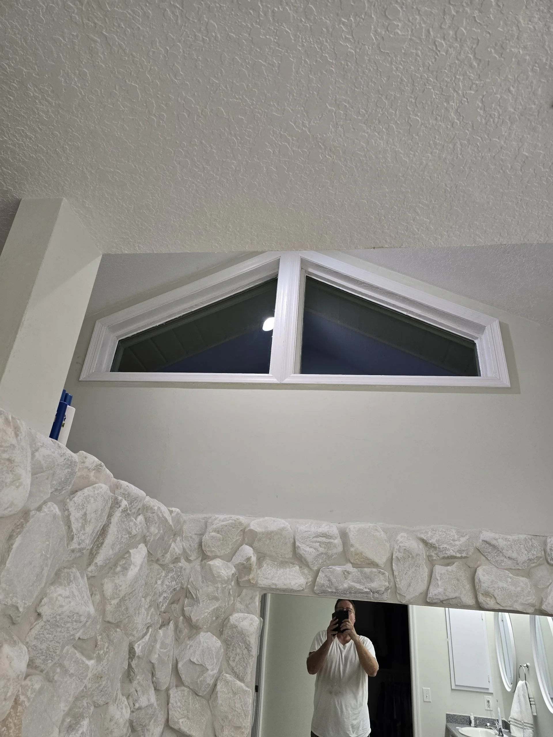 Mirror Selfie Stone Wall Pinellas County Florida
