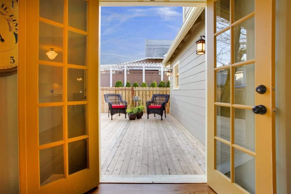 Patio Doors Open View Pinellas County Florida