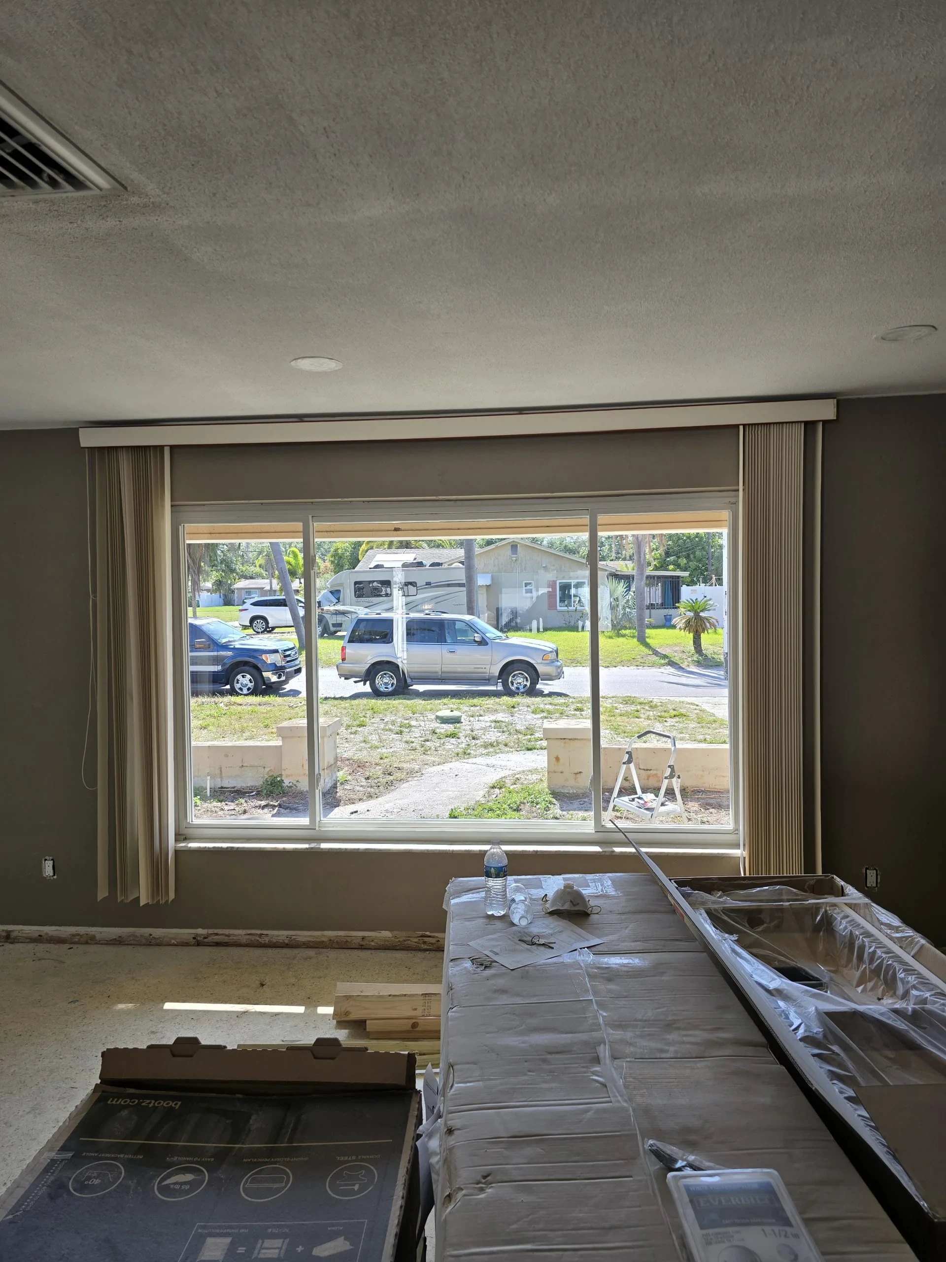 Room Renovation Large Window Pinellas County Florida