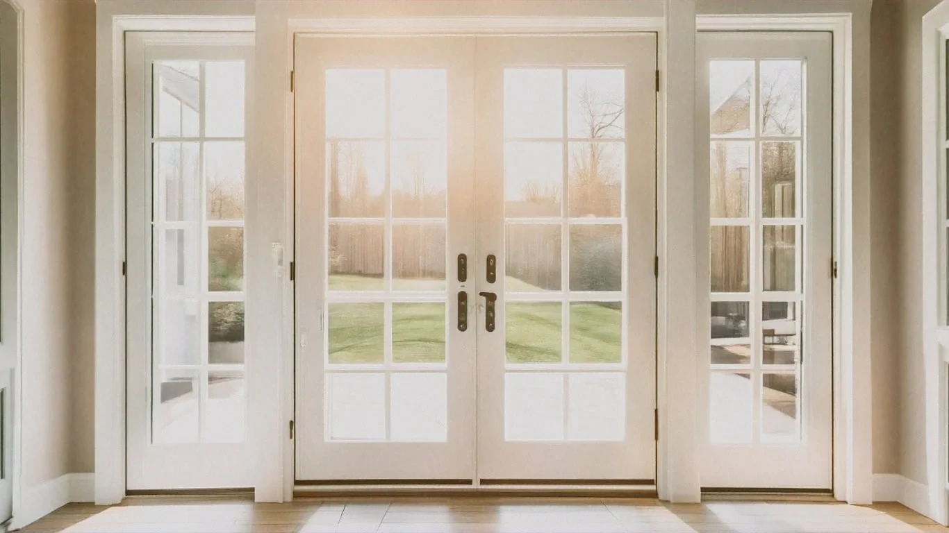 Sunlit French Doors View Pinellas County Florida