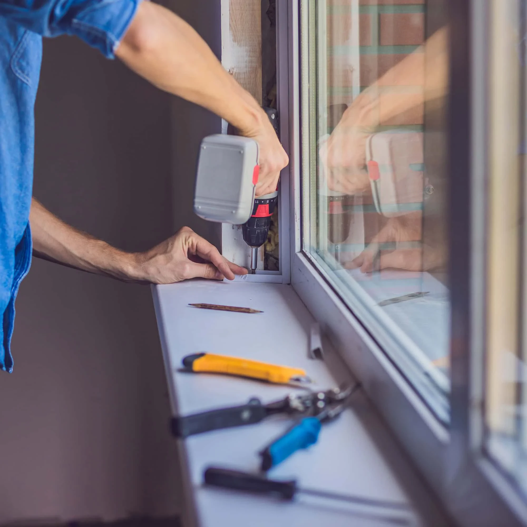 Window Frame Drill Repair Tools Pinellas County Florida