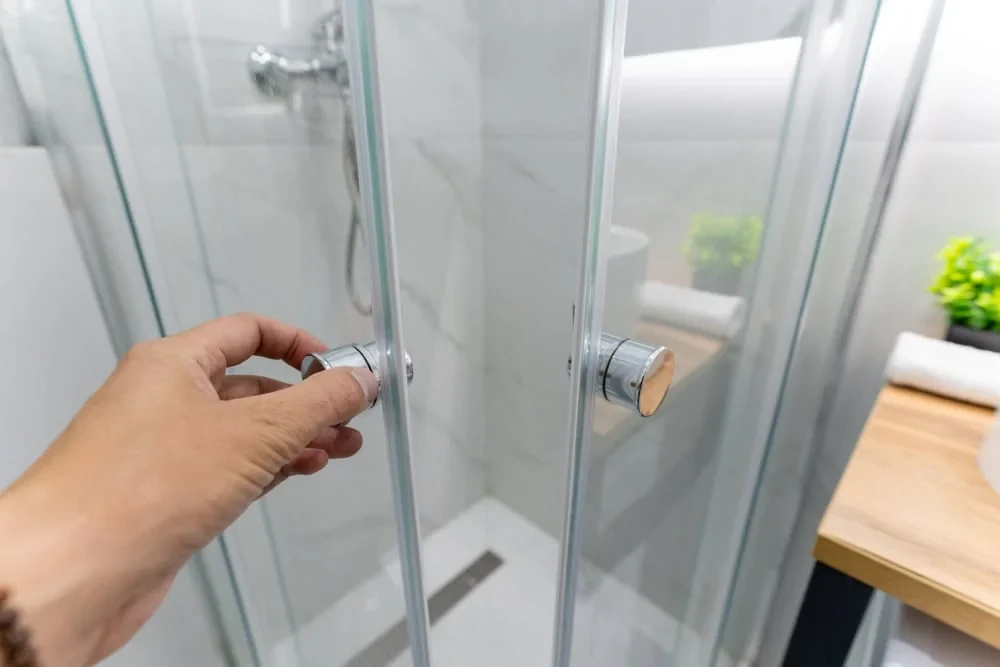 Hand Opening Shower Door Pinellas County Florida